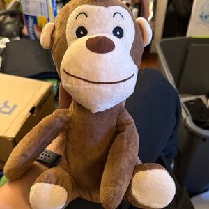 Brown Plush Monkey Toy
